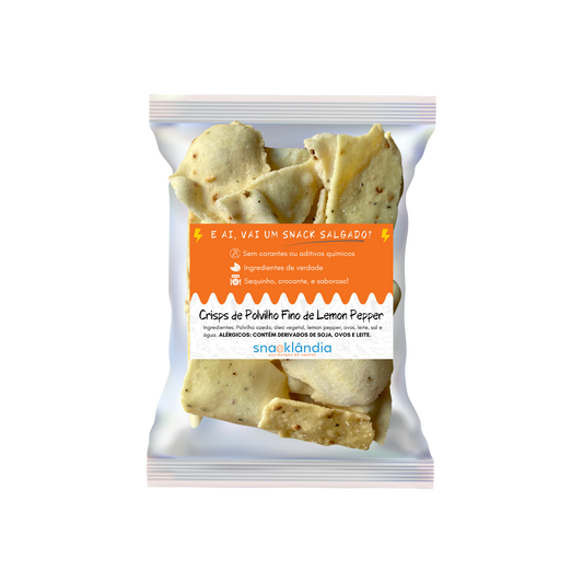 Crisps de Polvilho de Lemon Pepper