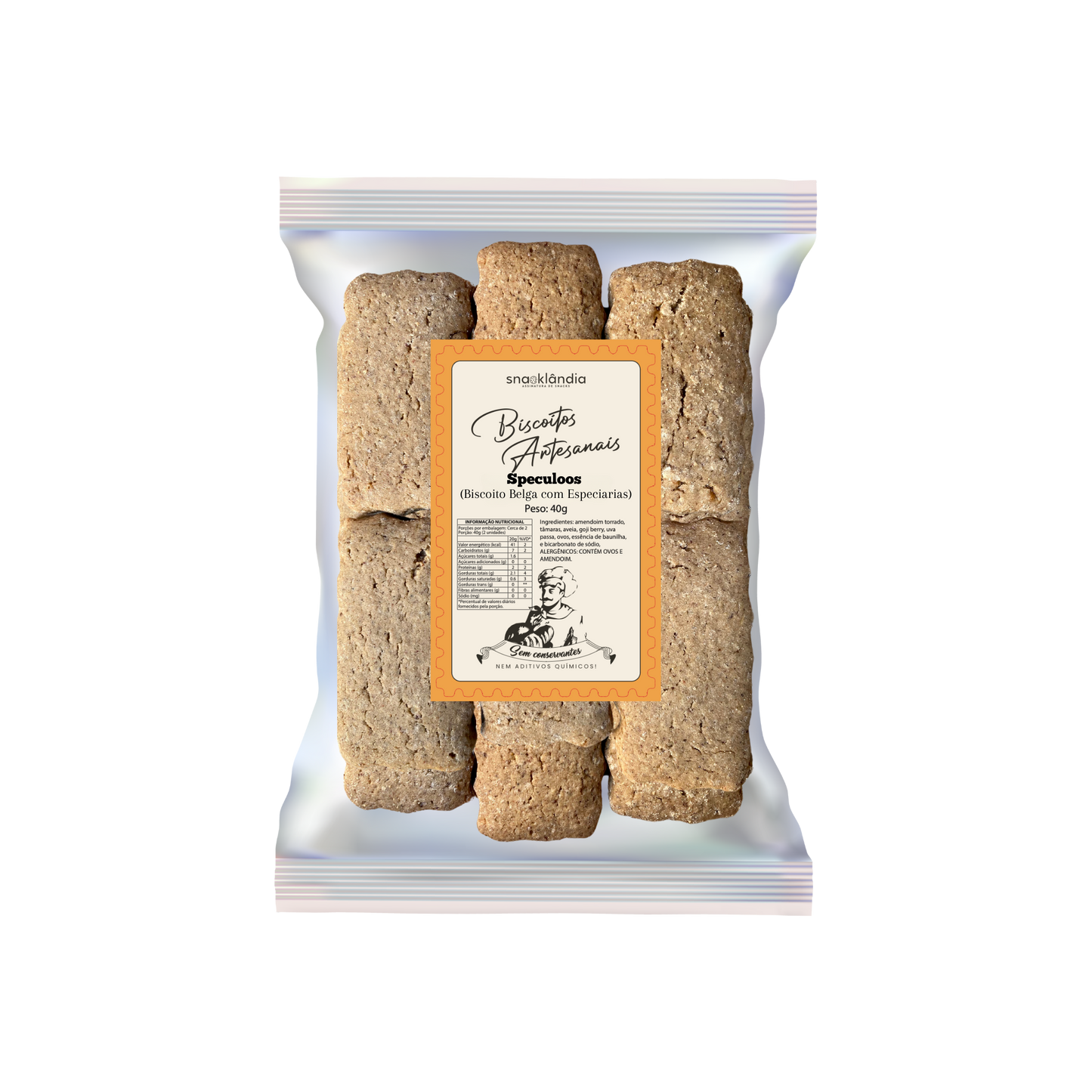 Speculoos (Biscoito Belga com Especiarias)